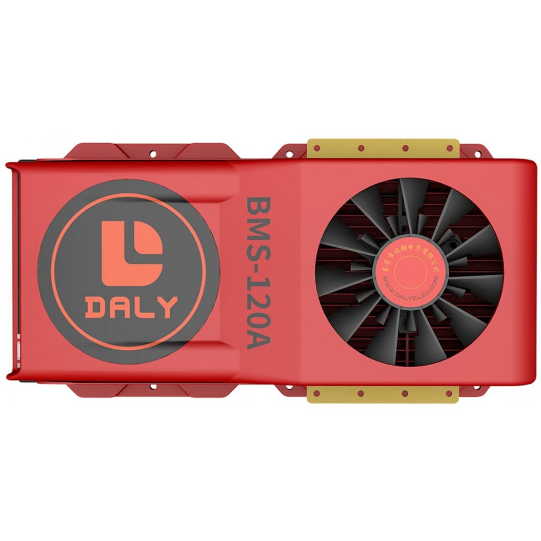Daly Smart BMS LiFePO4 4S 12V 120A com Fan e Bluetooth 50120209