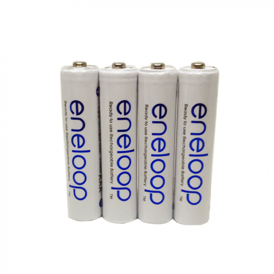 4 stuks Eneloop 800mAh AAA batterij voor camera, speelgoed, muis - Vooraf opgeladen 1.2V Ni-MH batterijen