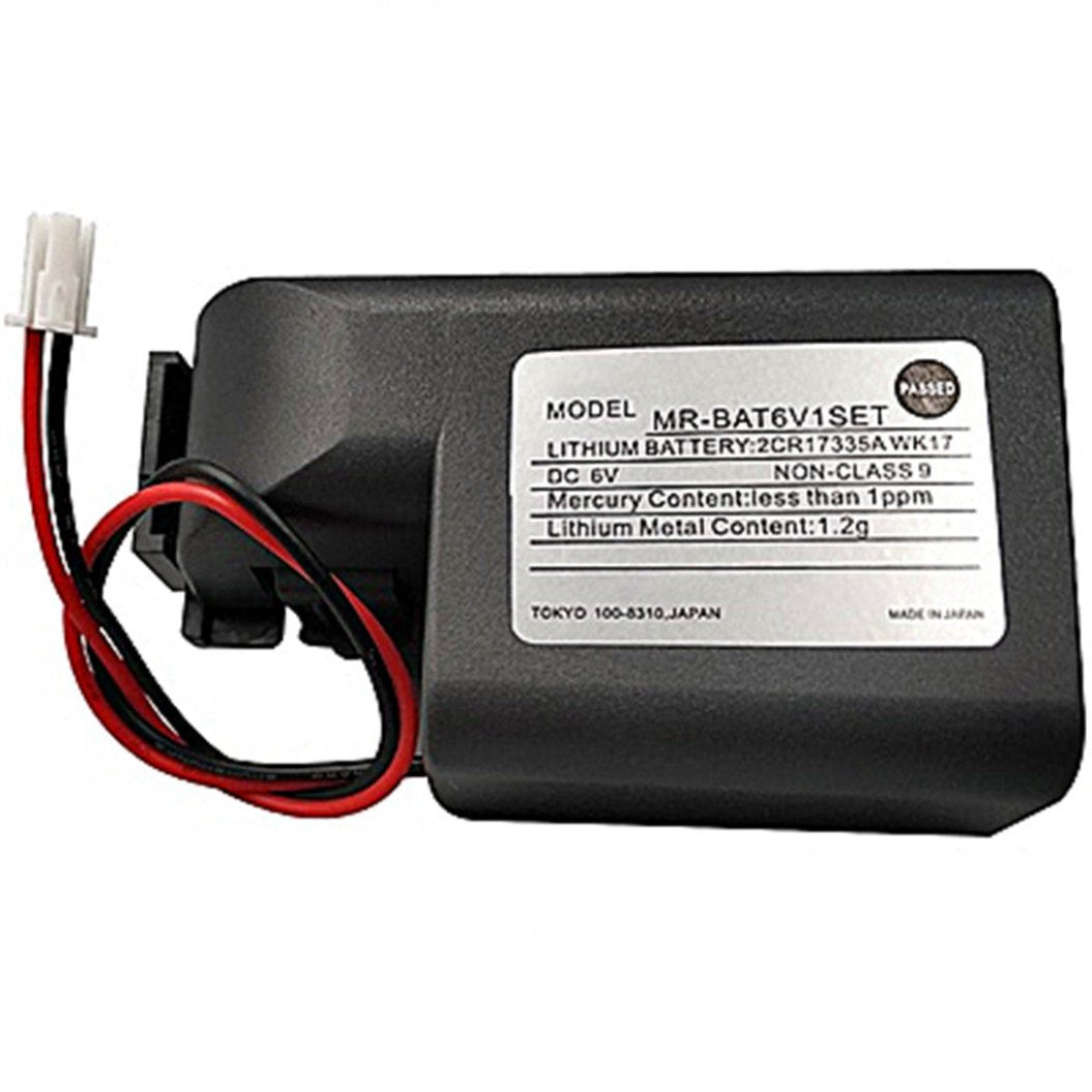 6V 1800mAh Mitsubishi M80/MR J4 Servo System Battery MR BAT6V1 Set 6V 2CR17335A WK17