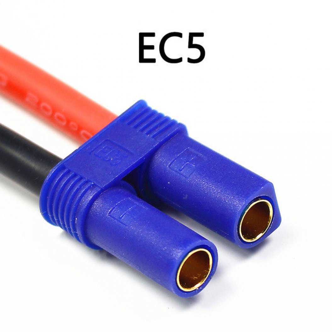 2x EC5 22.2V 5000mAh 50C 100C 6S RC Lithium Polymer Battery Align 7.2 Yak 54 Helicopter Drone