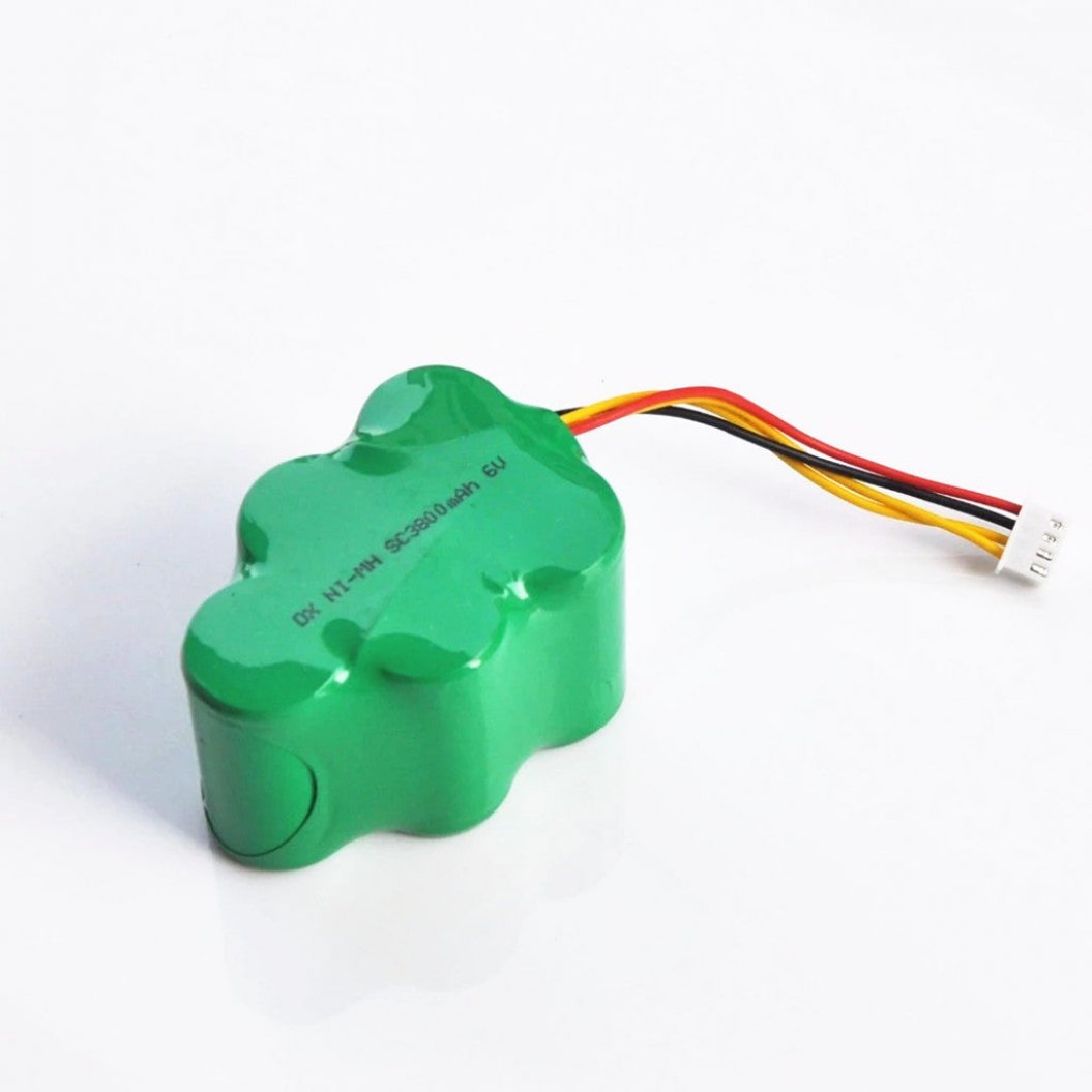 2pcs 6V 3800mAh Rechargeable SC NI-MH Battery for Ecovacs Deebot Deepoo Vacuum Cleaner 650 660