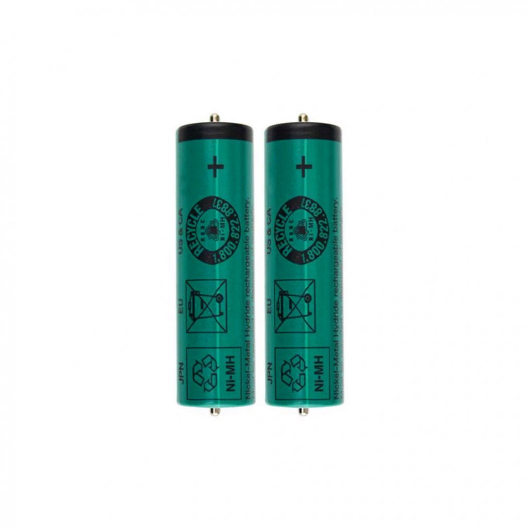 2 Peças Bateria Ni-MH 1.2V HR-AAUV W809 para Aparadores Elétricos Braun Series 1 e 3