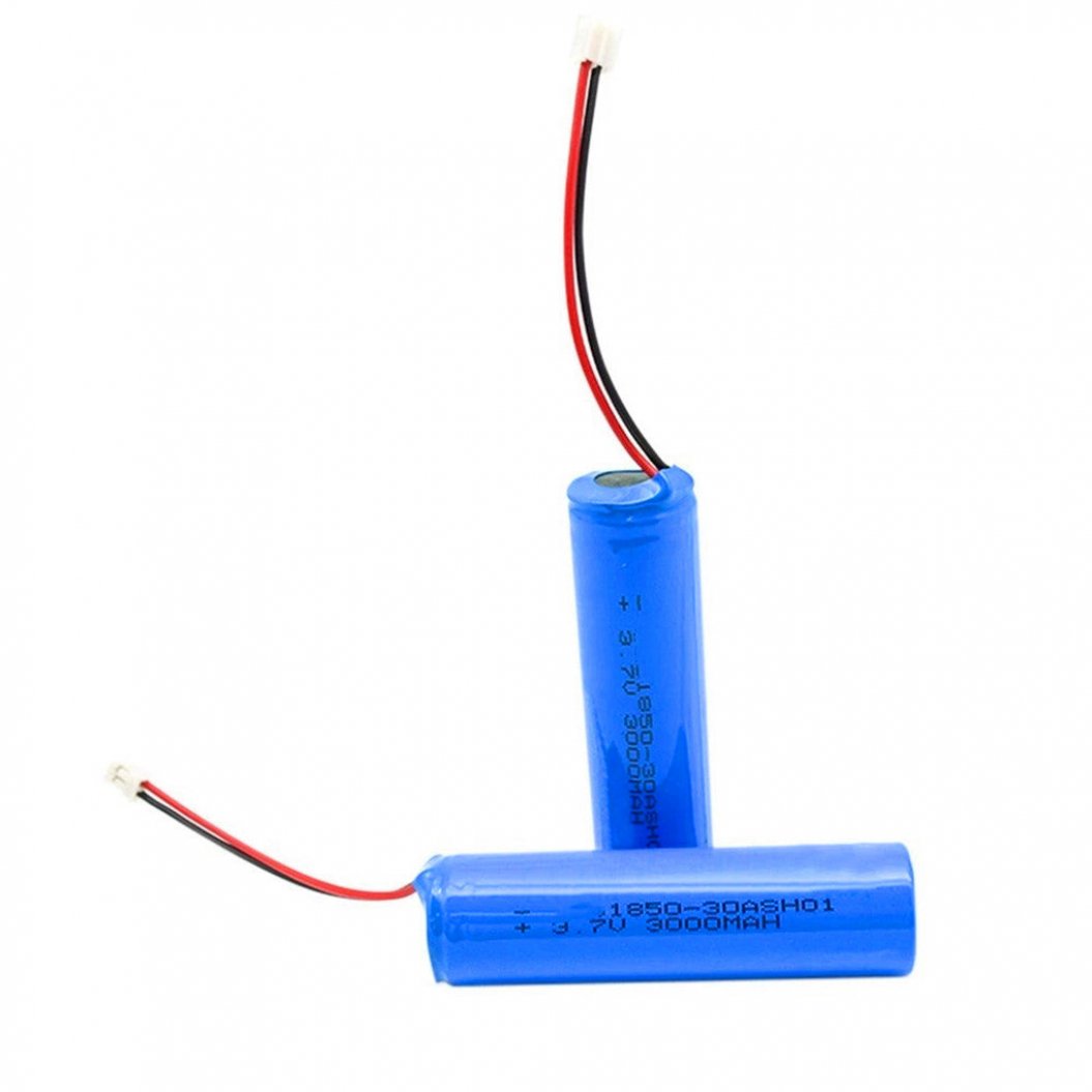 3PCS Li-Ion 18650 3.7V 3000mAh 배터리 18650 PCB 와이어 플러그 포함