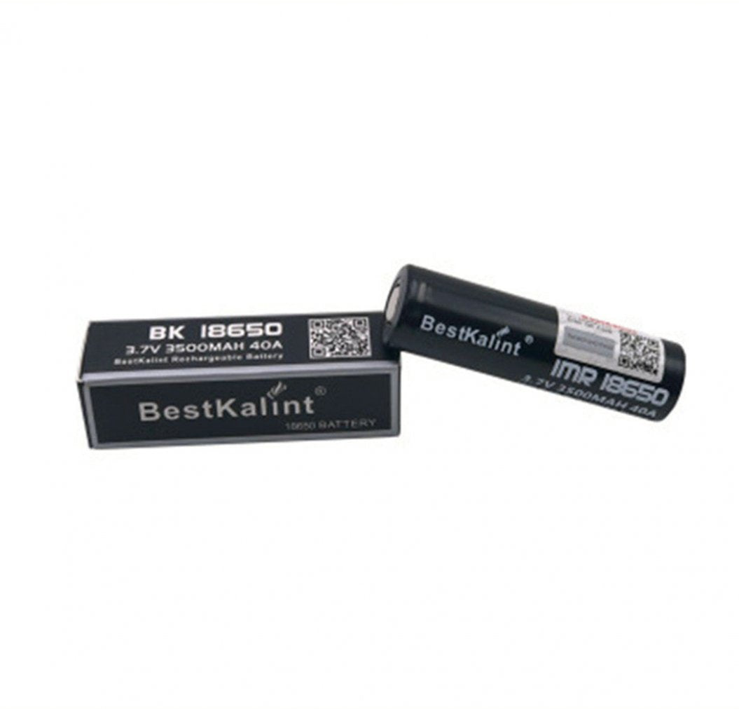 2 stuks IMR 18650 Batterij 3500 mAh 40A 3.7V Oplaadbare Batterijen met Vlakke Top voor Elektronische Sigaret