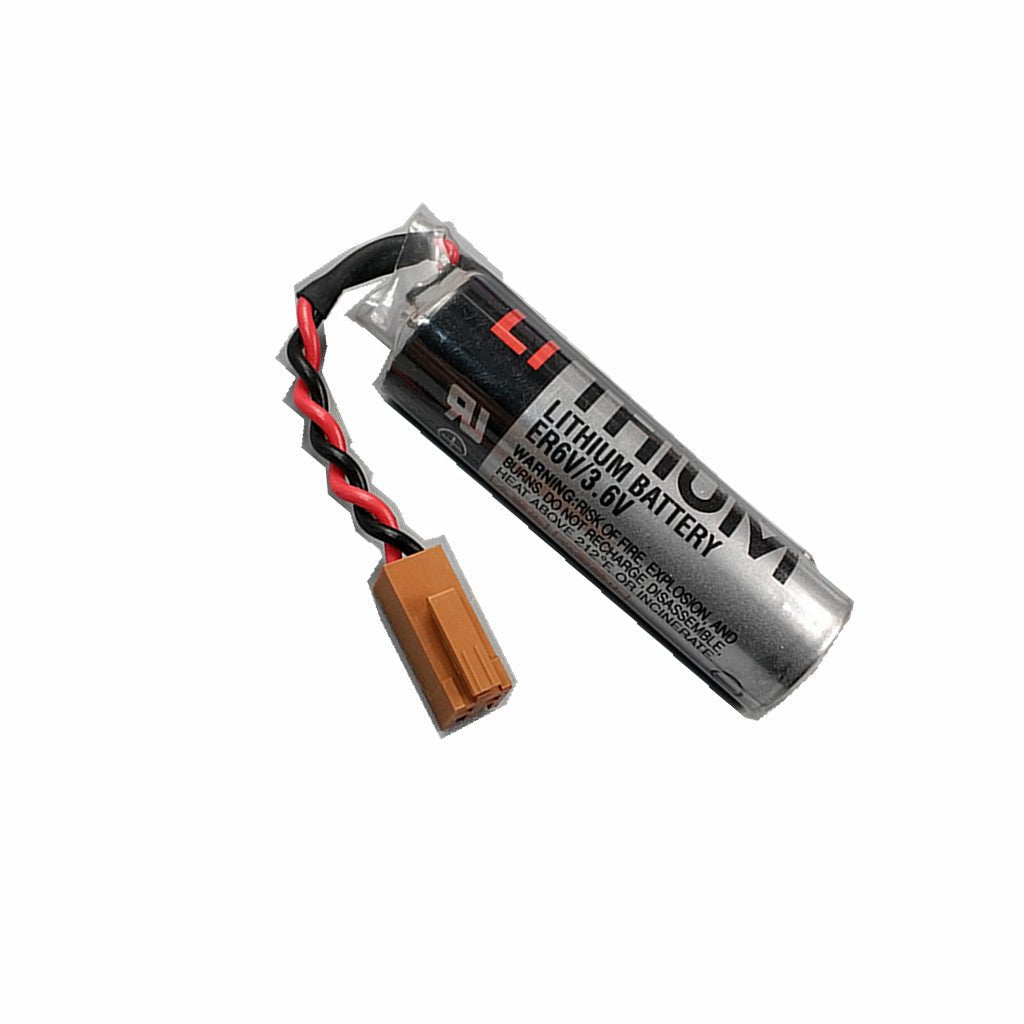Lot de 2 nouvelles batteries ER6V/3,6 V C119A/ER6VC119B pour système d'entraînement CNC Mitsubishi M70