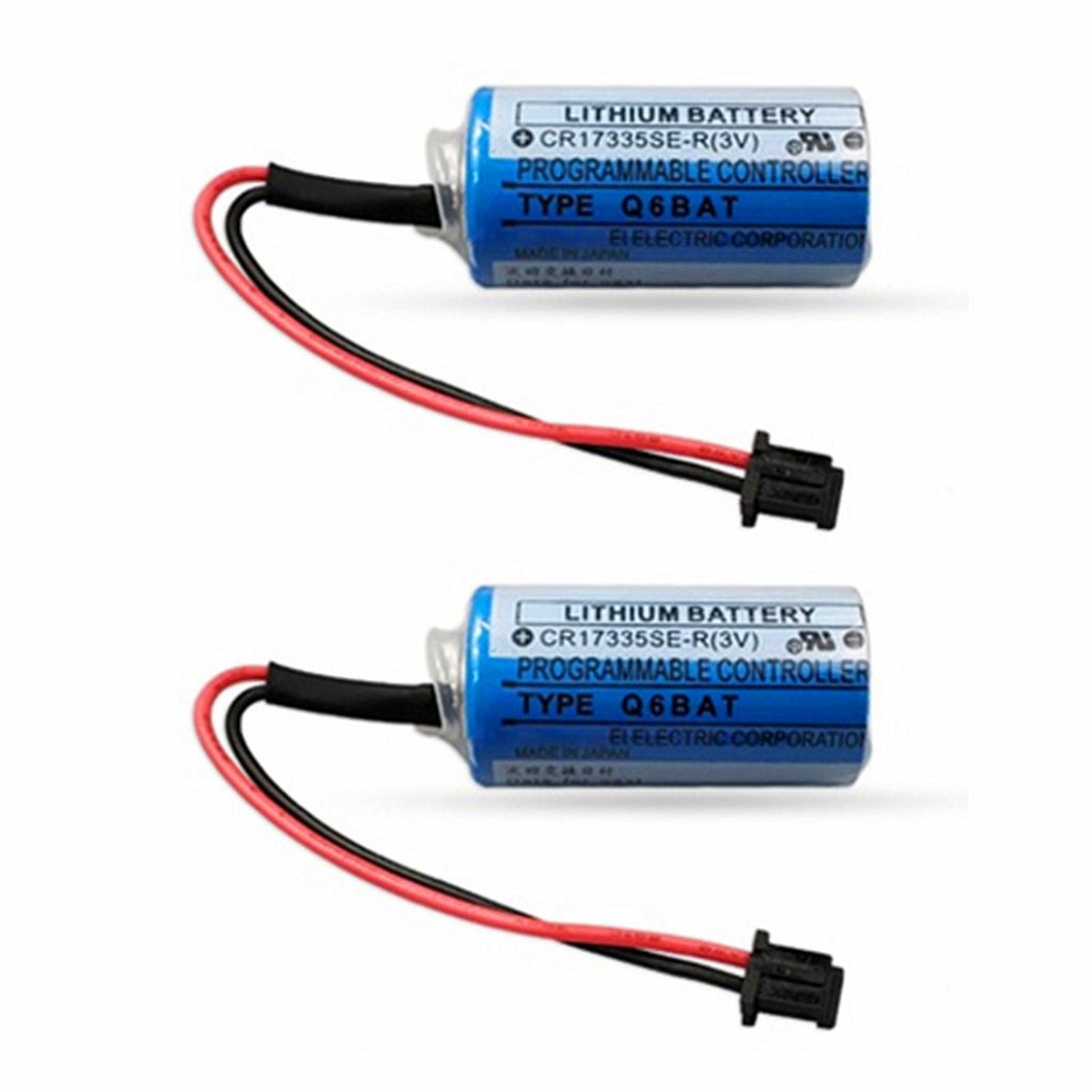2PCS New CR17335SE-R 3V Q6BAT 배터리 Mitsubishi Q 시리즈 서버 PLC 리튬 배터리 GT15-BAT
