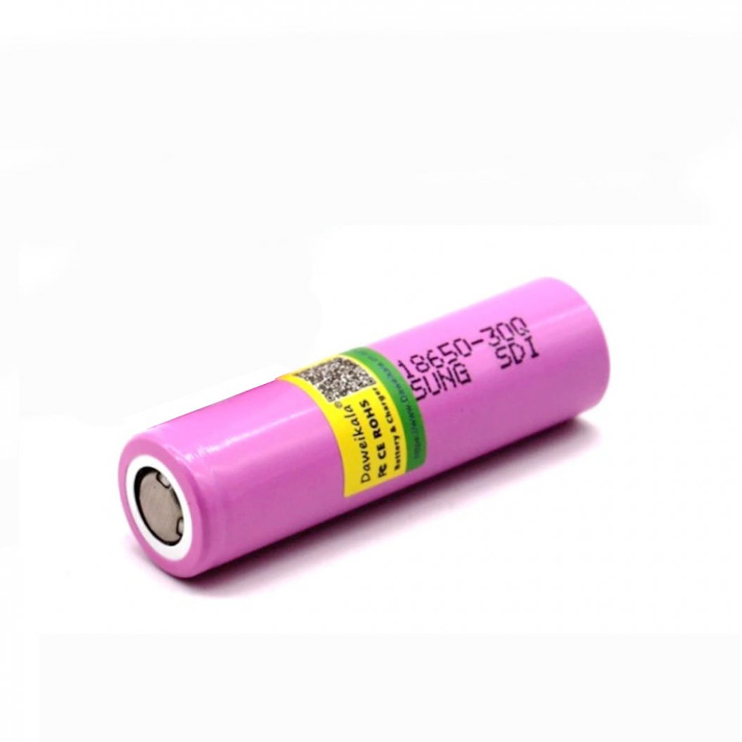Batterie lithium-ion 3,7 V 3000 mAh INR18650 30Q à décharge 15 A pour lampe de poche rechargeable
