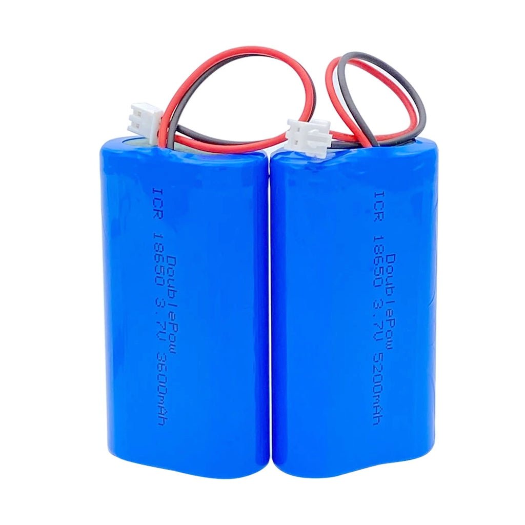 3.7V 18650 5200mAh Lithium Battery Packs Fishing LED Light Bluetooth Speaker XH-2P Plug