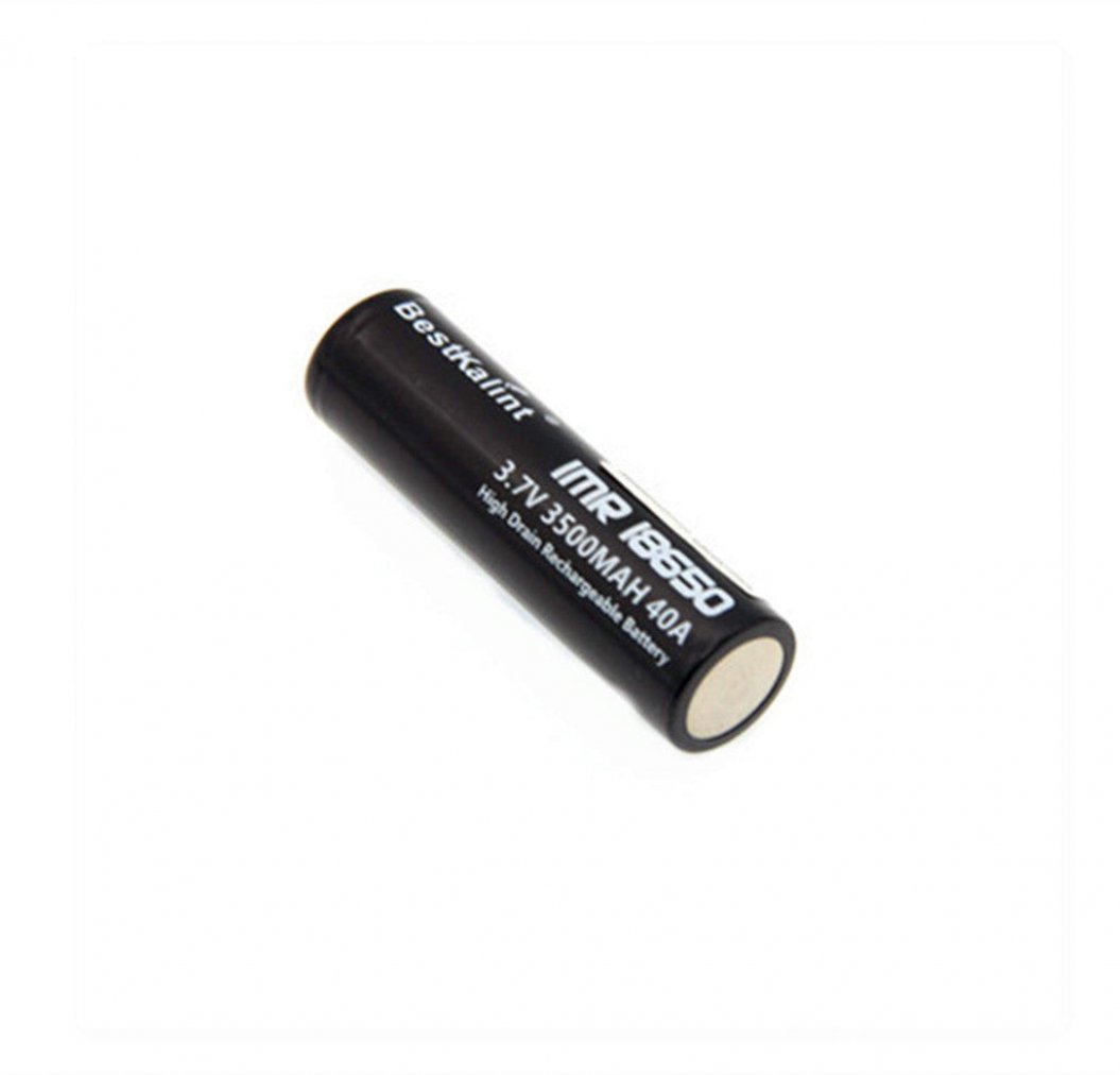 2 stuks IMR 18650 Batterij 3500 mAh 40A 3.7V Oplaadbare Batterijen met Vlakke Top voor Elektronische Sigaret