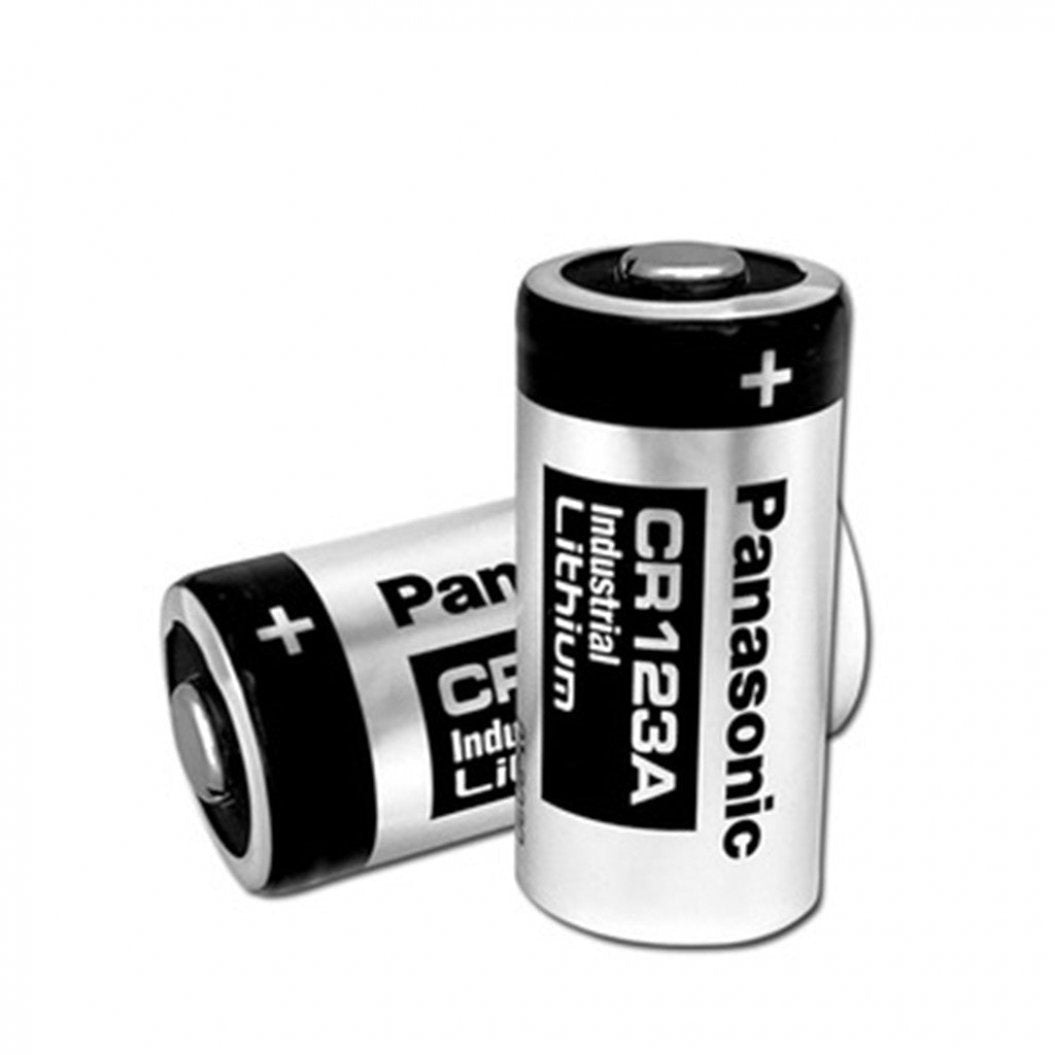 Pilas de litio CR123A de 3 V y 2 unidades con base de soldadura para electrodomésticos pequeños