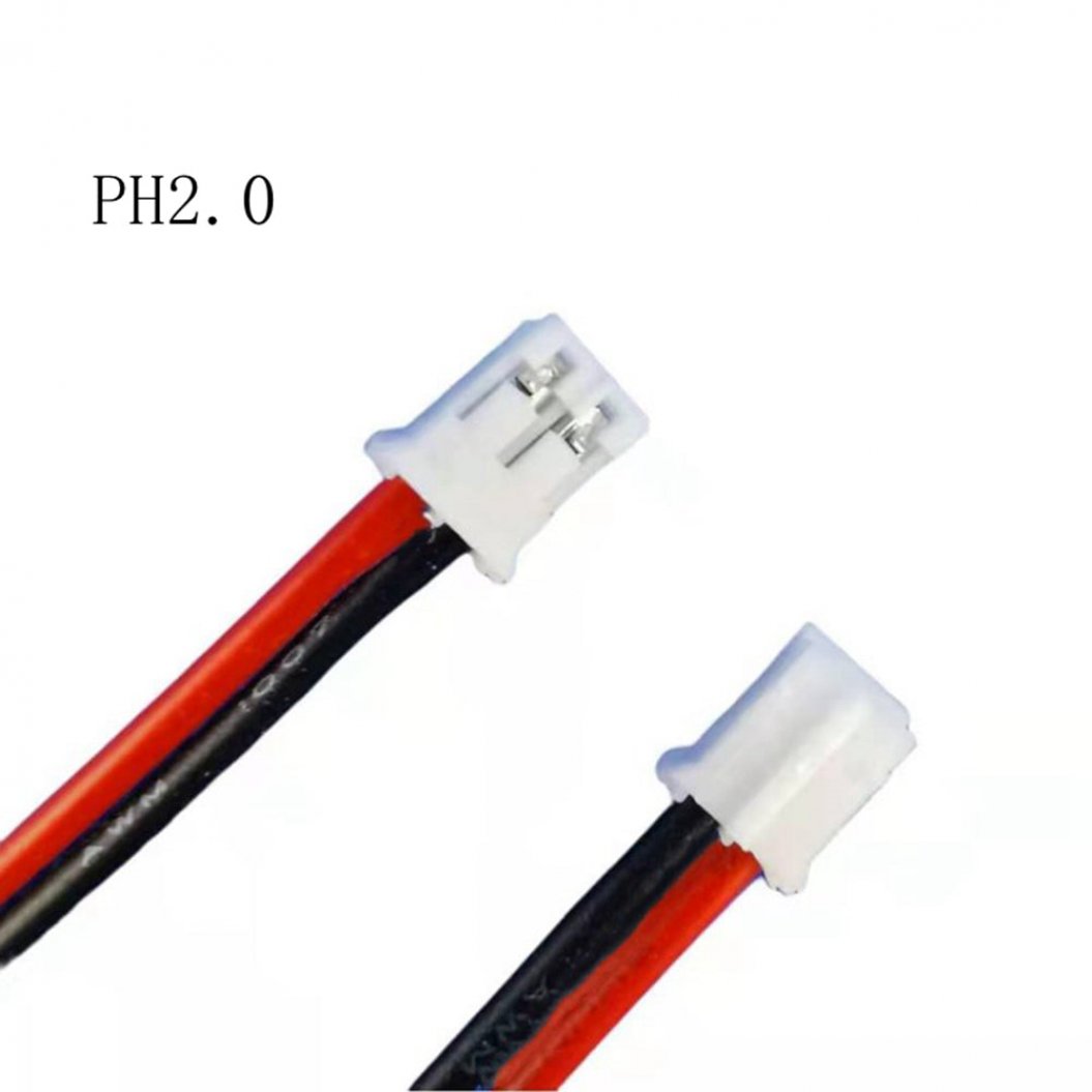 Bateria 3.7V 3000mAh 18650 Li-Ion Recarregável com Conector XH 2.54mm de 2 Pinos para RC Boat e Power Bank DIY