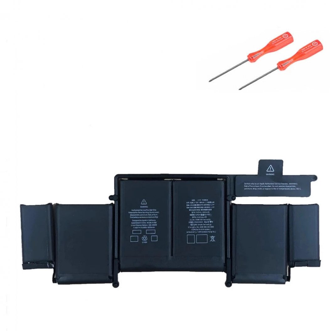 A1582 ラップトップバッテリー Apple MacBook Pro 13" Retina A1502 2015年 ME865 ME864 020-00010 11.42 V 74.9 WH/6559mAh