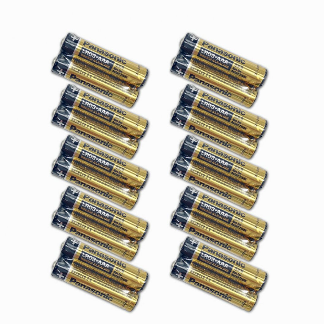 20 Peças de Bateria Alcalina 1.5V LR03 AAA