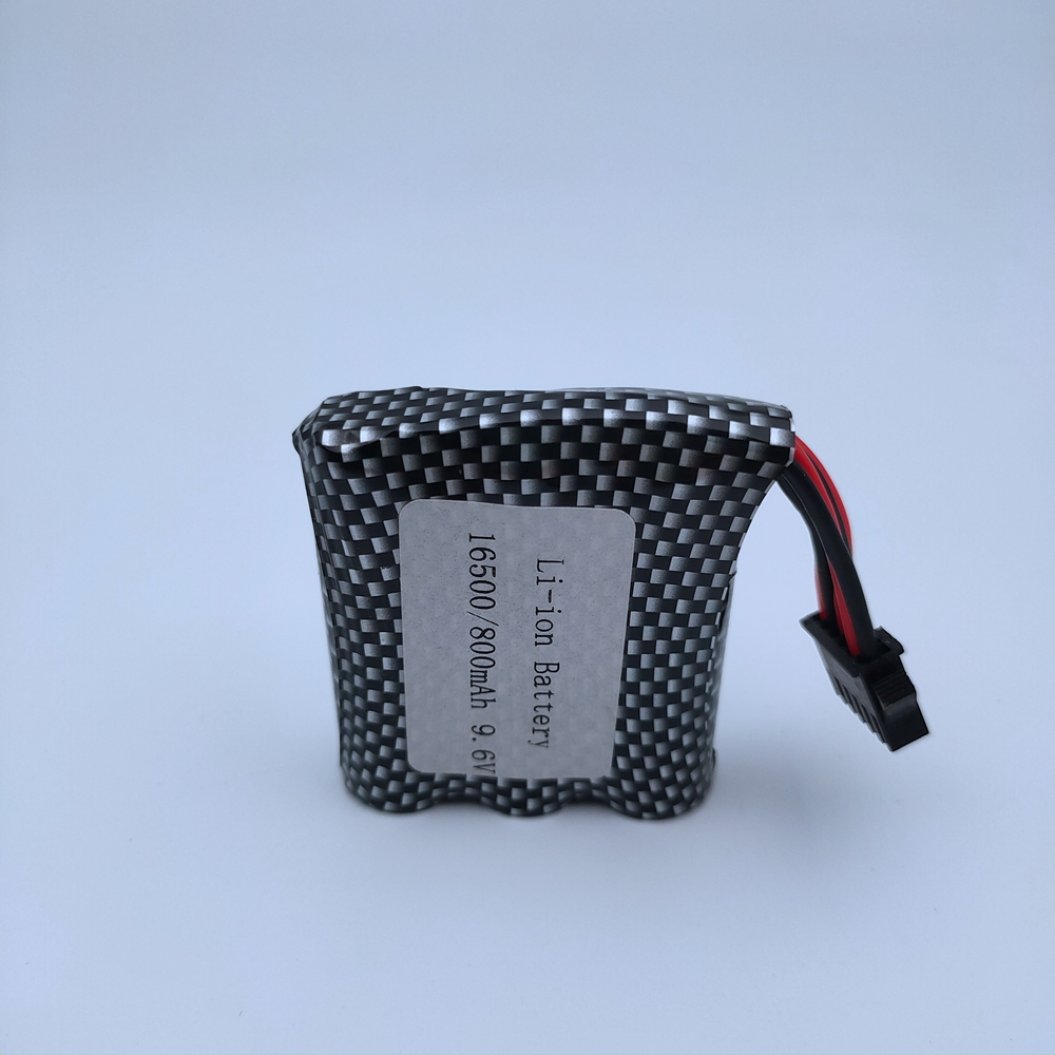 9.6V 16500 800mAh Pack de Bateria de Lítio para Carro RC S911 S912 9115 9116
