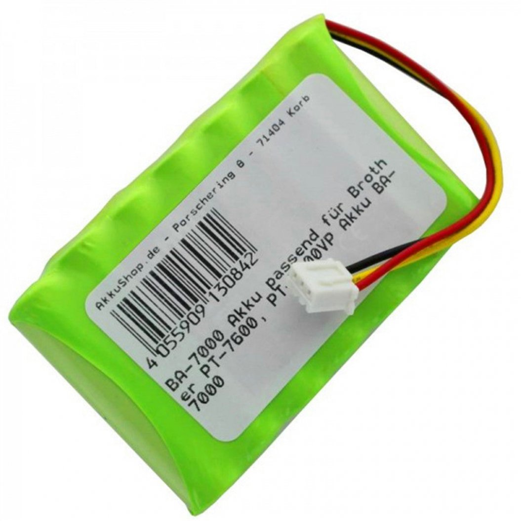 8.4V Batterij voor Brother PT-7600, PT-7600VP Batterij BA-7000