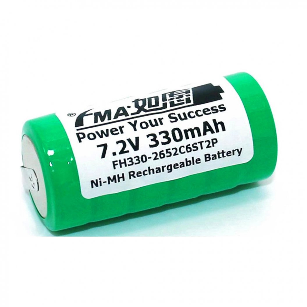 Car Alarm Elektronische Keel Batterij Ni-Mh 7.2V 330mAh Button Oplaadbare Cel 26*52mm