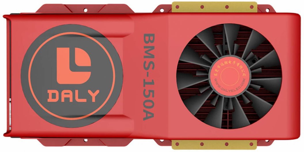 Daly Smart BMS LiFePO4 8S 24V 150A com Ventilador e Bluetooth 50 120 209