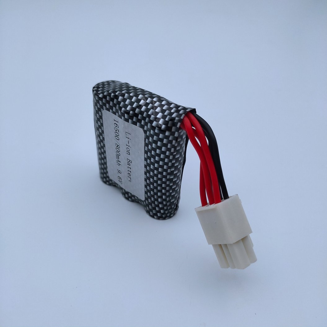 9.6V 16500 800mAh Pack de Bateria de Lítio para Carro RC S911 S912 9115 9116