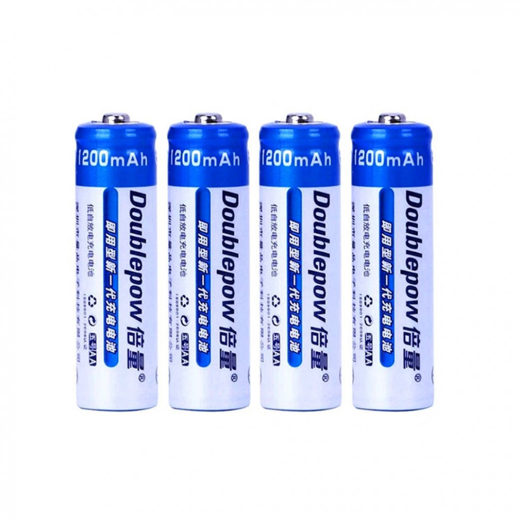 4 Peças Bateria AA 1200mAh Ni-MH 1.2V de Alta Capacidade para Brinquedos, Termômetro, Rato, Calculadora
