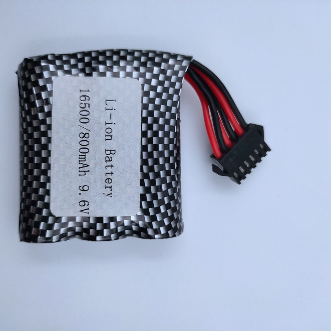 9.6V 16500 800mAh Pack de Bateria de Lítio para Carro RC S911 S912 9115 9116
