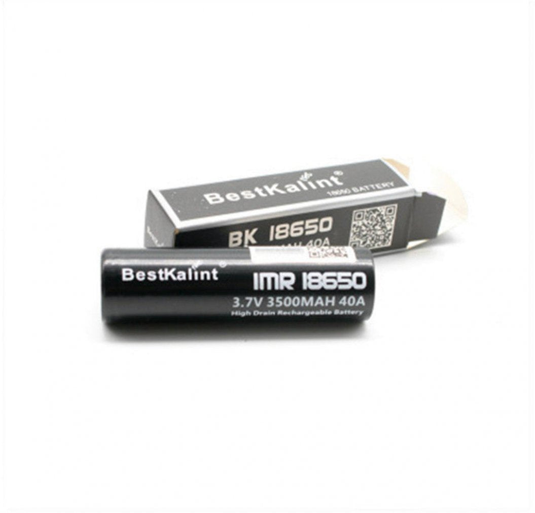2 stuks IMR 18650 Batterij 3500 mAh 40A 3.7V Oplaadbare Batterijen met Vlakke Top voor Elektronische Sigaret