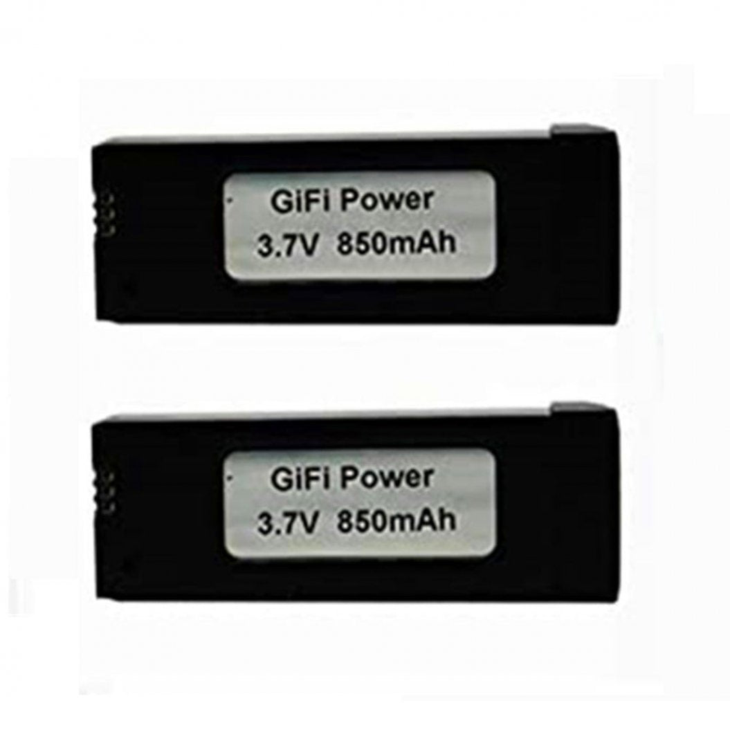 3.7V 850mAh LiPo Battery for Each E58 JY019 GD88 L800 RC Quadcopter Drone 2-pack