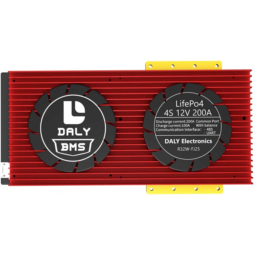 Placa BMS Daly Smart Lifepo 4S 12 V 200 A con Bluetooth 32130221