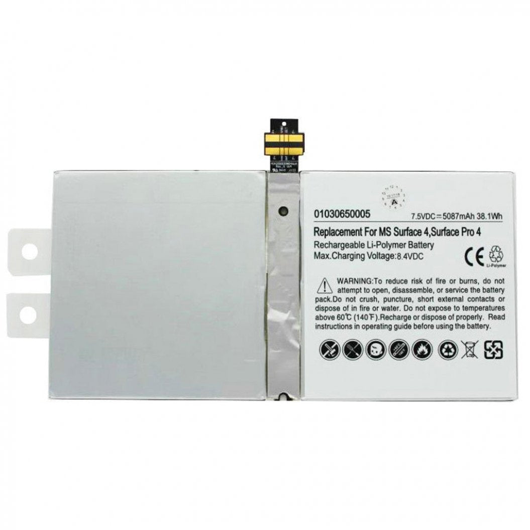 7.5V バッテリー for Microsoft Surface 4, Surface Pro 4, 1724 バッテリー Dynr01, G3hta027h