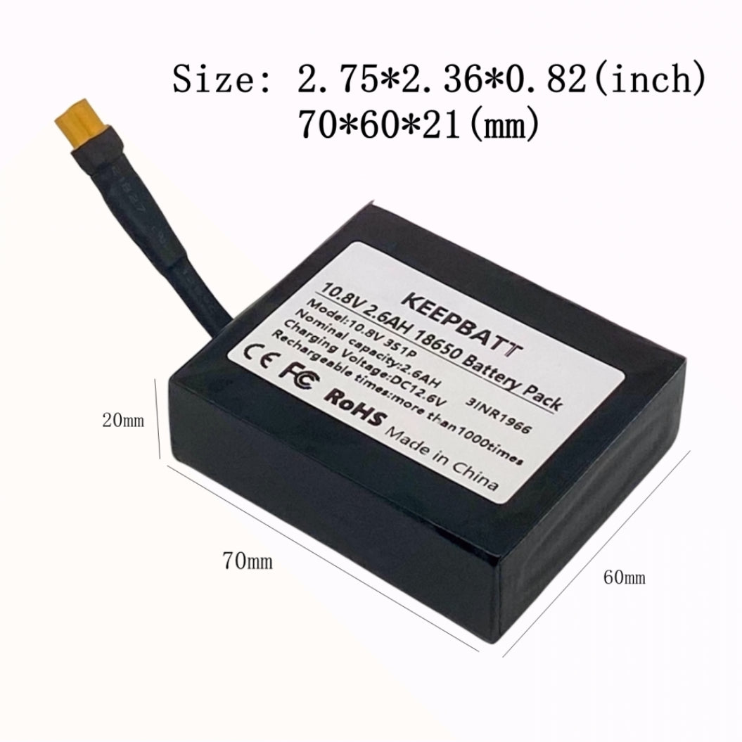 Batterie 10,8 V 2,6 Ah pour scooter électrique Razor Party Pop Electric Tekno