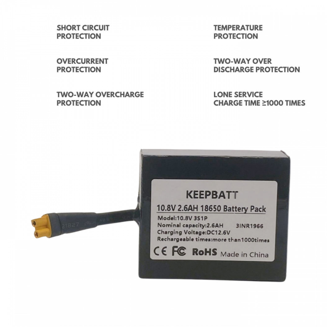 Batterie 10,8 V 2,6 Ah pour scooter électrique Razor Party Pop Electric Tekno