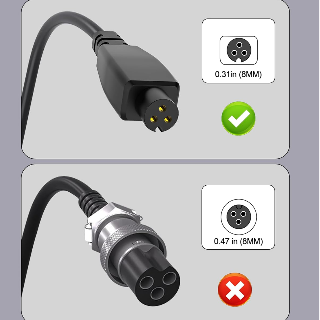 42V 2A Charger for Gyrocopters Electric Scooters, Compatible with Gyrocopters Pro 6.0 Pro 4.0 LED Lighted Electric Scooters Power Adapter