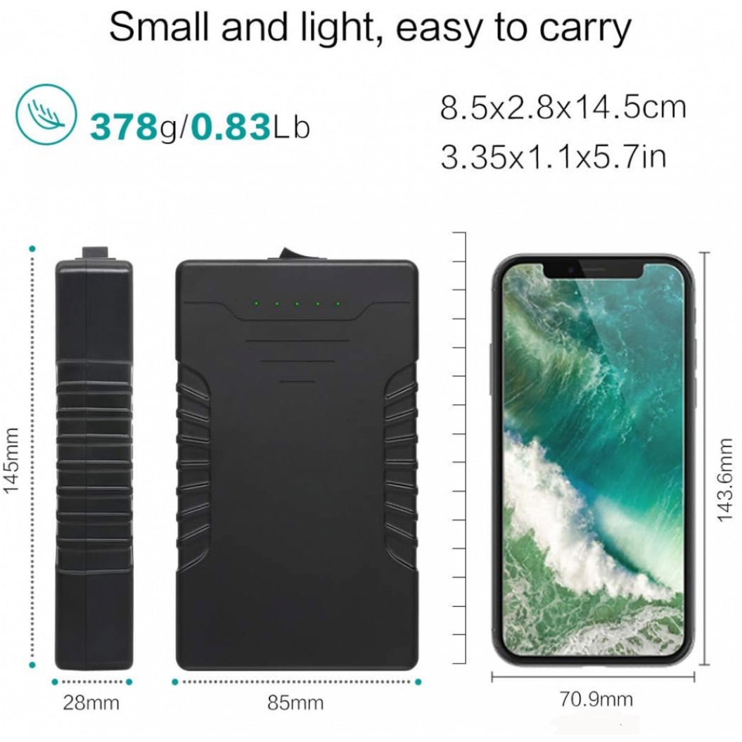 12V 6000mAh DC Output Battery Pack for LED Strip and CCTV Camera with Charger