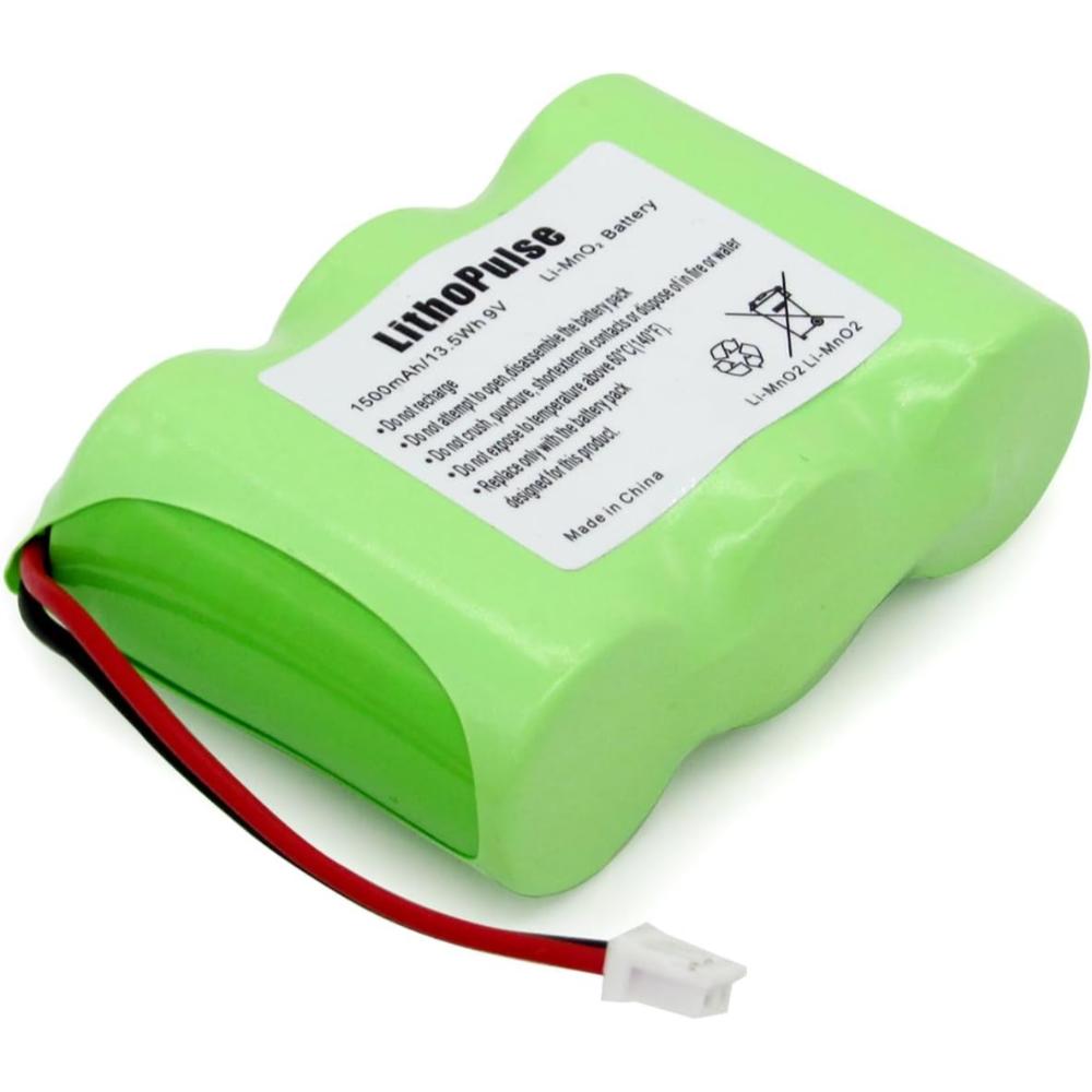 9V 1500mAh PLB-375 Battery Replacement Compatible with ACR Resqlink Personal Locator Beacon A3-06-2703