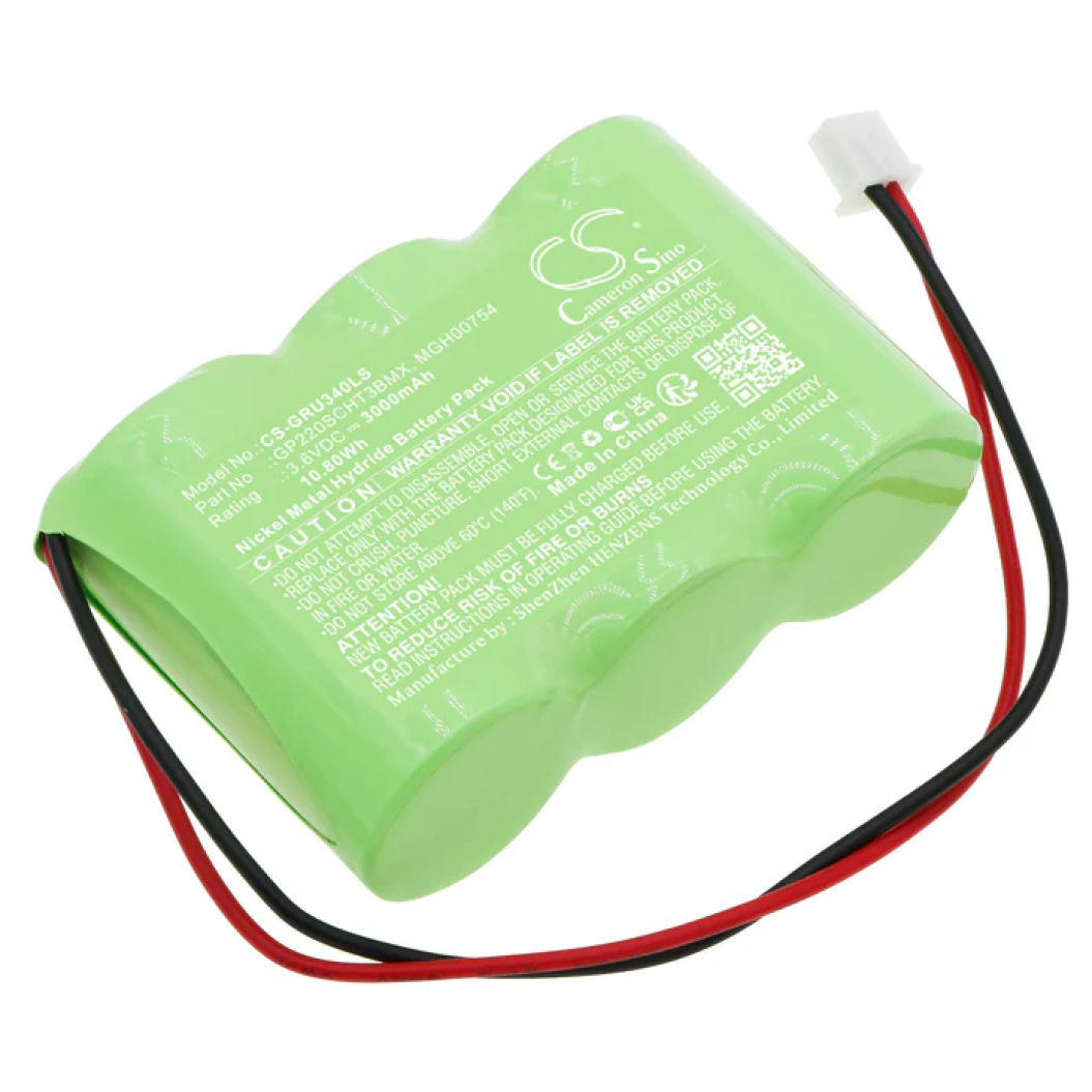 3.6V 3000mAh Replacement Battery For Legrand 061096 U34 LED ECO2 Emergency Light