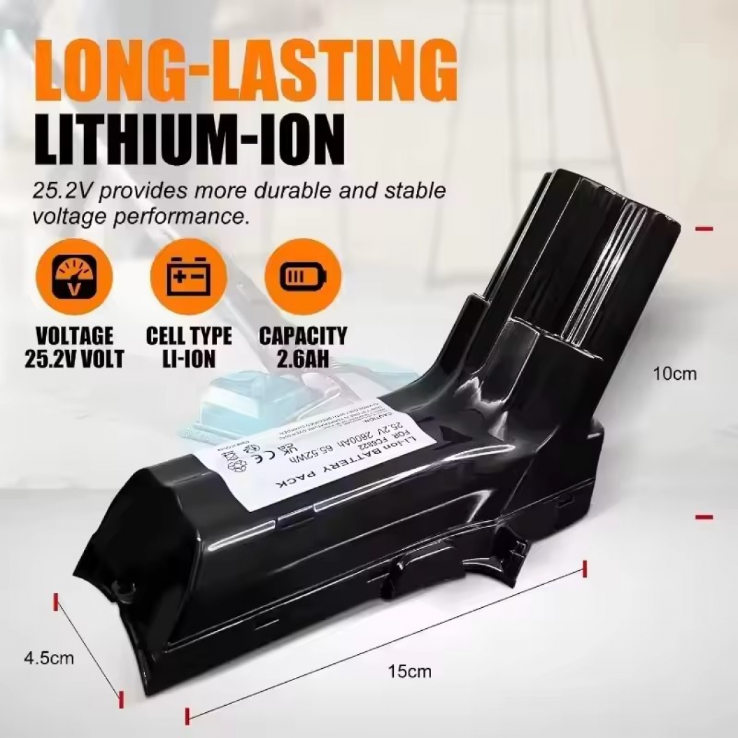 25.2V 3000mah Replacement Battery for Philips Vacuum Cleaner Fc6823/22 6908 SpeedPro Max