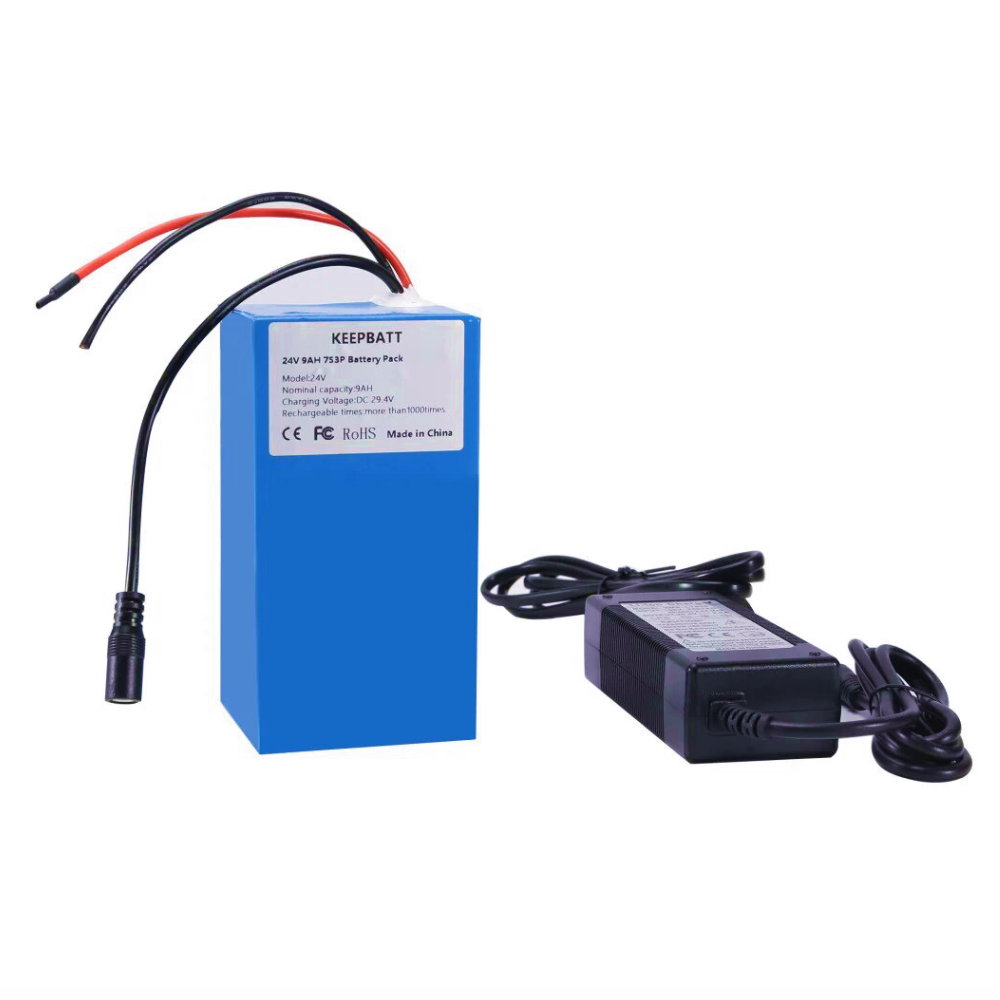 KEEPBATT 24V 25.2V 9Ah 7S3P 9000mAh 18650 배터리 팩 Ebike Moped, 29.4V 충전기 포함