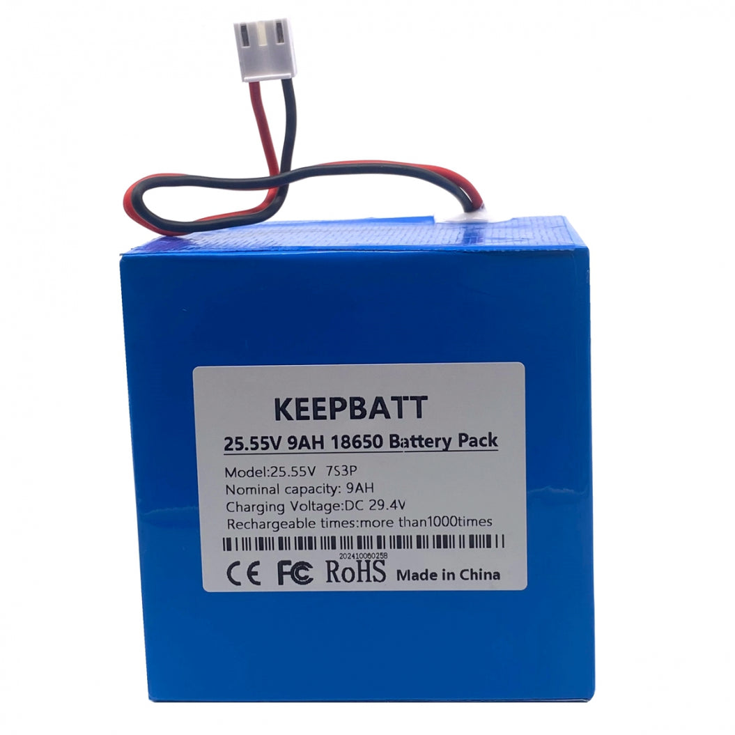 KEEPBATT 25.5V 7S3P 9Ah Replacement Battery for Aiper Seagull 3000 Wall-Climbing Cordless Pool Cleaner