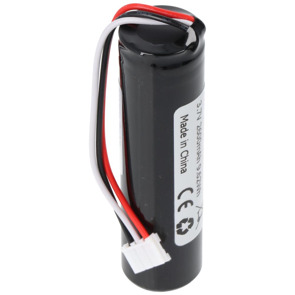 3.7V 2600mAh 18650 Li-ion Battery with BMS 26J Cable and Plug