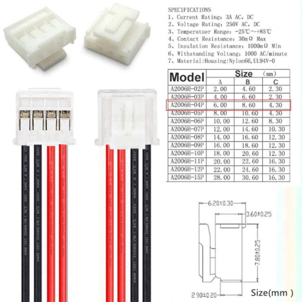 3.7V 5200mAh 18650 Battery Pack For Led Working Light Bluetooth Speaker With HY2.0-4P
