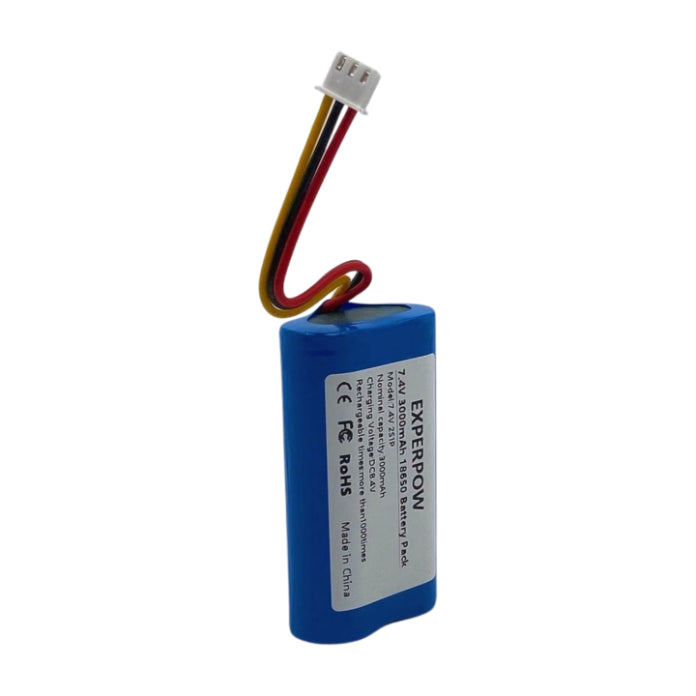 EXPERPOW NTC 7.4V 3000mah Replacement battery For Portable Blutooth Speaker XH2.54 3Pin