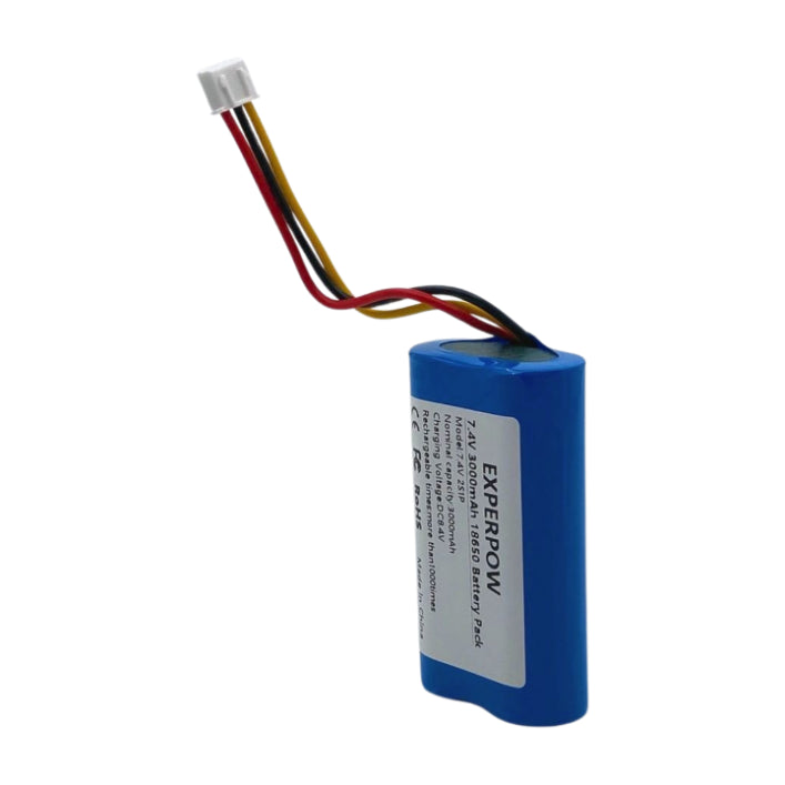 EXPERPOW NTC 7.4V 3000mah Replacement battery For Portable Blutooth Speaker XH2.54 3Pin