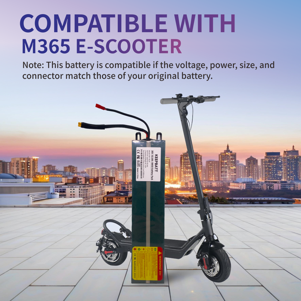 High Performance 36V 10.5AH Replacement Li-Ion Battery for M365 E-Scooter