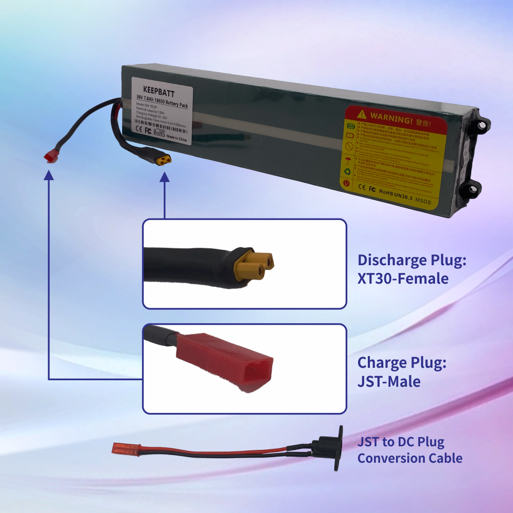 High Performance 36V 7.8AH Replacement Li-Ion Battery for M365 E-Scooter