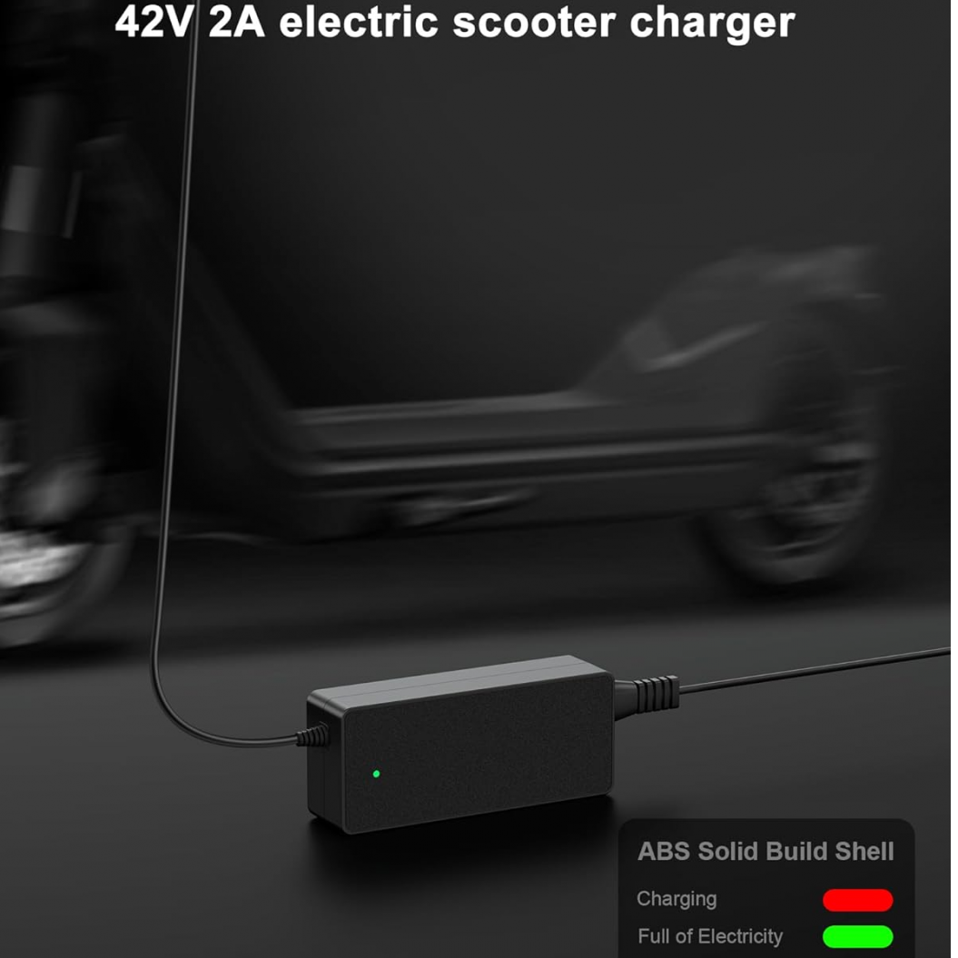 42V 2A Charger for Gotrax Electric Scooter Compatible with GotraX GXL V2, Apex, XR Ultra, Go Trax 36V Lithium Battery -5525 DC Plug