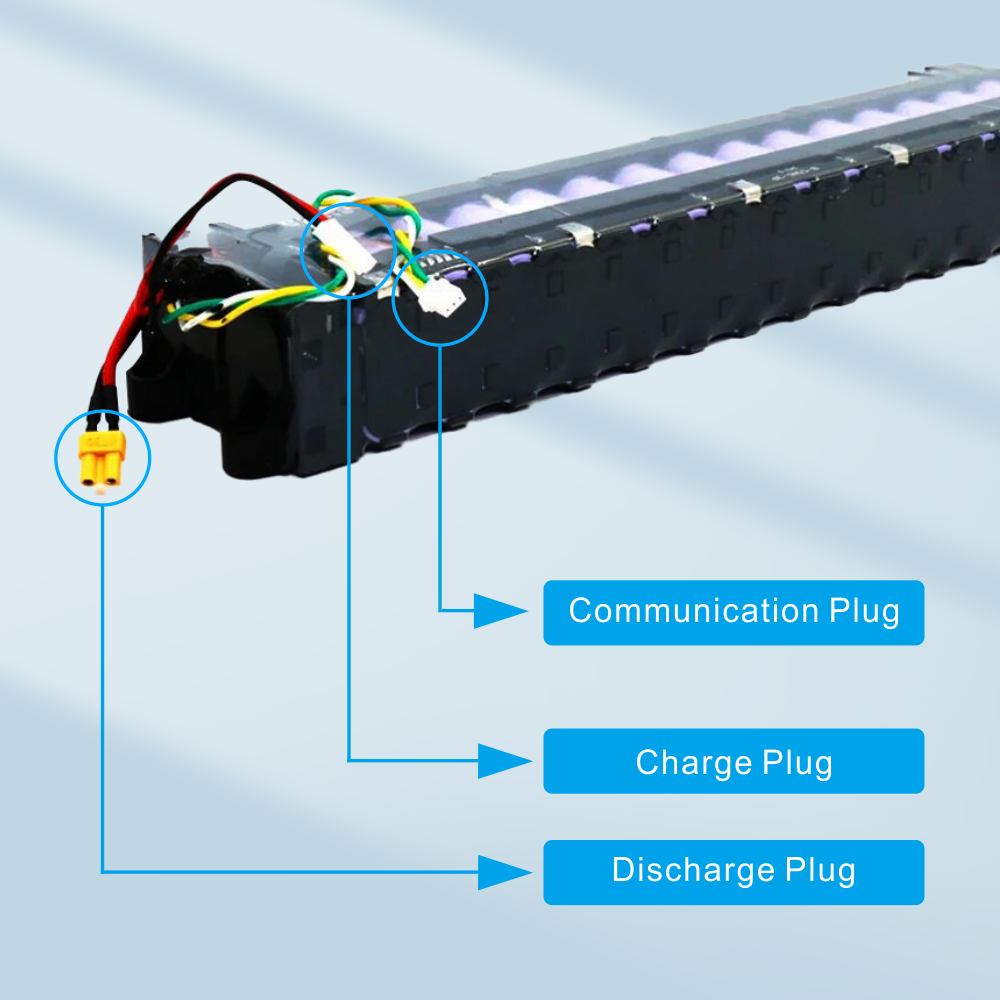 Batterie lithium 10S3P 36V 10.5Ah 18650 pour scooter Xiaomi M365 avec version logicielle de communication