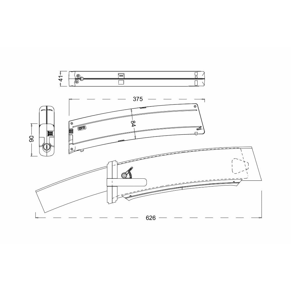 36V 10.5Ah 378Wh E-Bike Battery for Veloja Folding Bike Battery