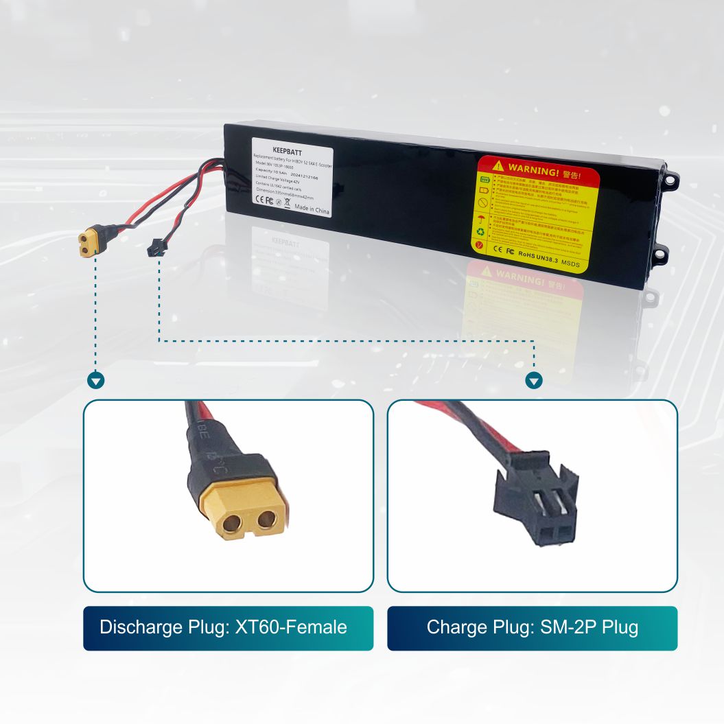 US in Stock KEEPBATT 36V 10.5Ah Replacement Battery Pack Suitable For Hiboy S2 K4 E-Scooter
