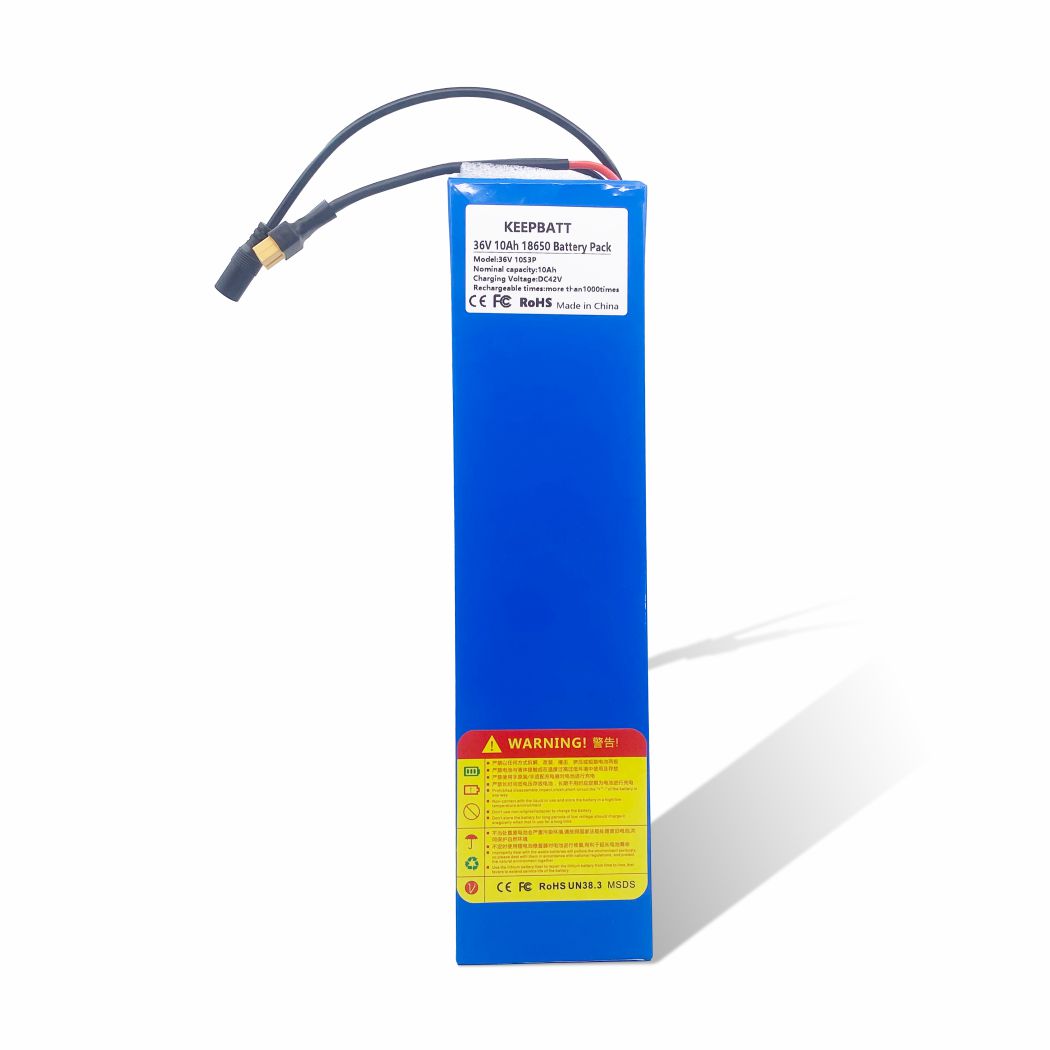 Batterie lithium-ion 36 V 10 Ah 600 W 10S3P avec BMS 15 A adaptée au scooter électrique Xiaomi Mijia m365 Pro XT60 T plug