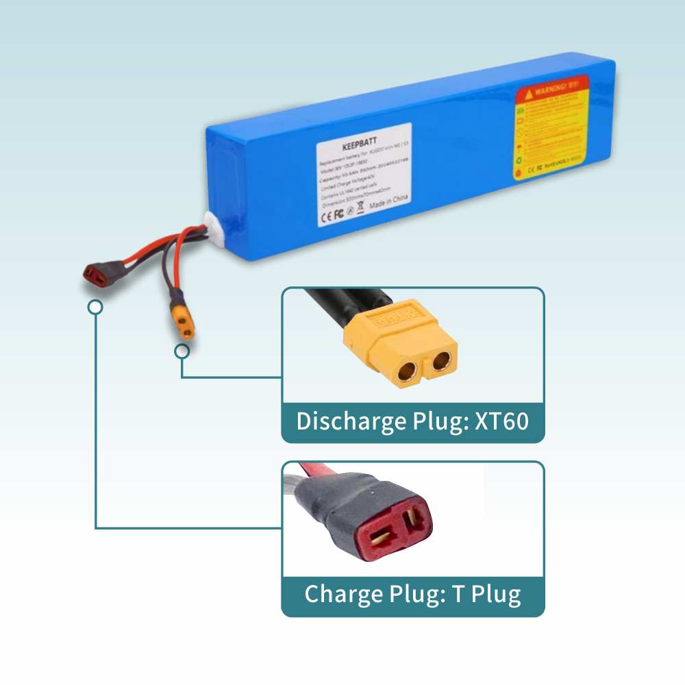 KEEPBATT 36V 7.5Ah 충전식 배터리 팩, KUGOO KIRIN M2 / S3 전동 스쿠터용