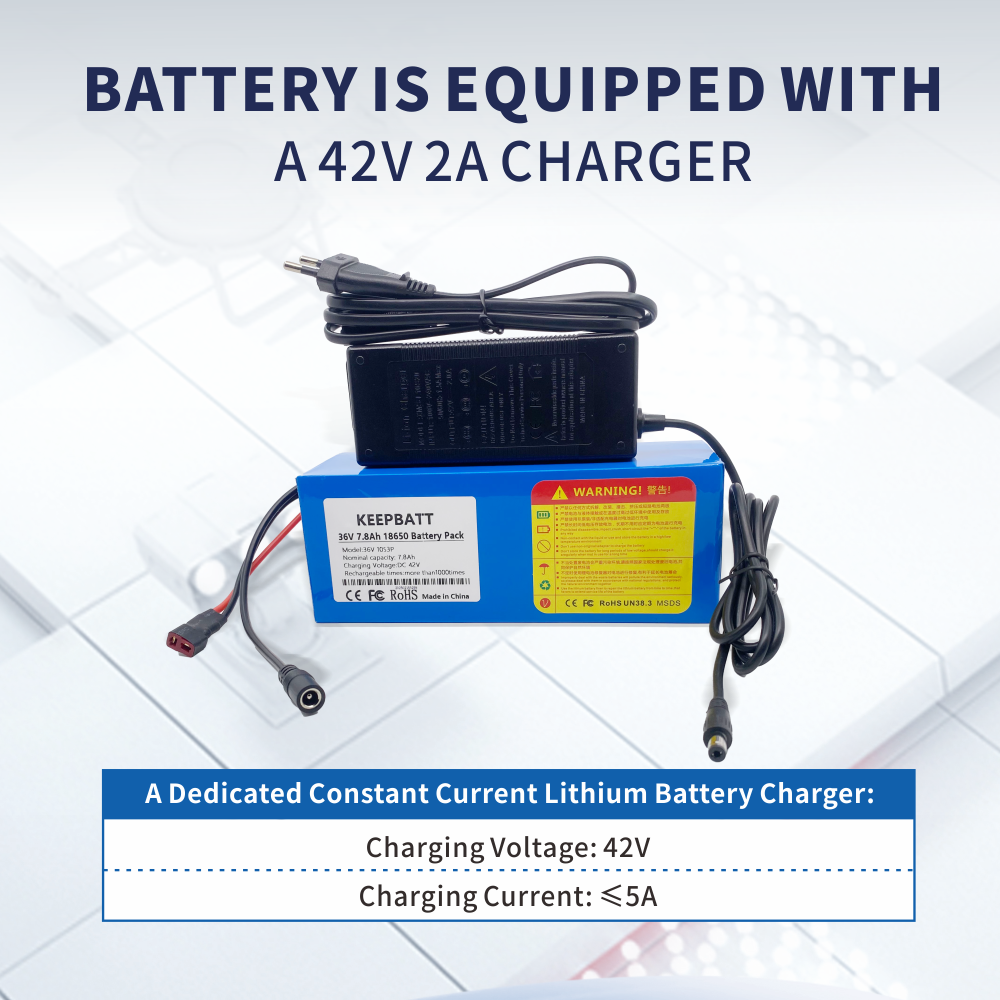 Batería Liitokala 18650 36V 7.5Ah 10S3P, bicicletas modificadas, protección para vehículos eléctricos con PCB + cargador 36V 2A